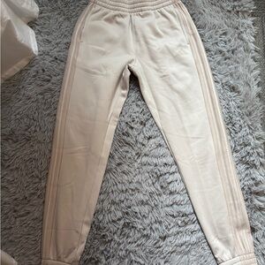 NWT adidas Kids Beige Sweatpants - L